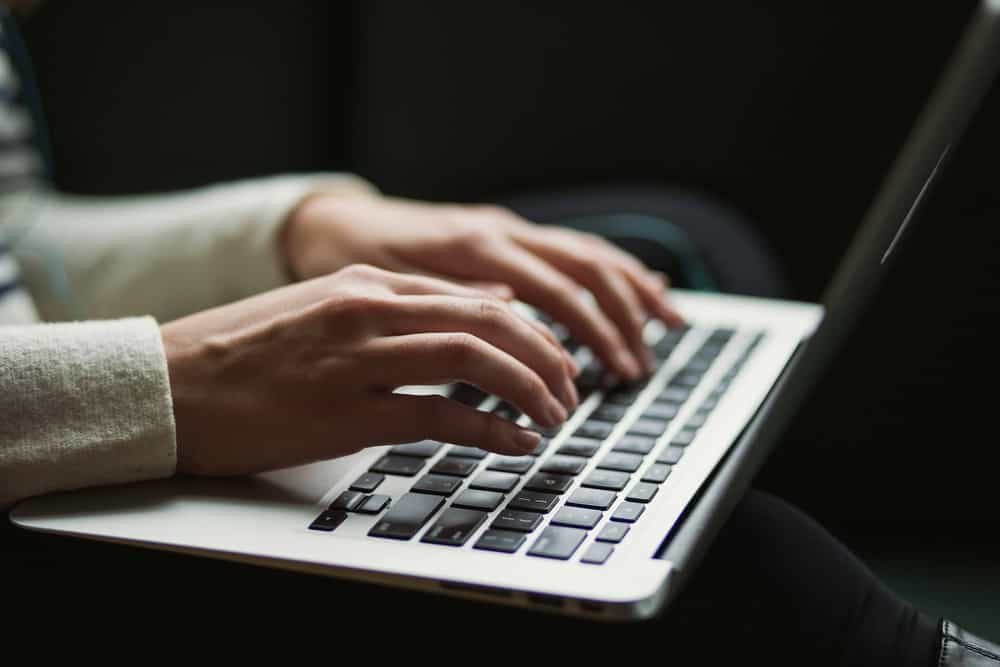 Webbty werkt aan een website
